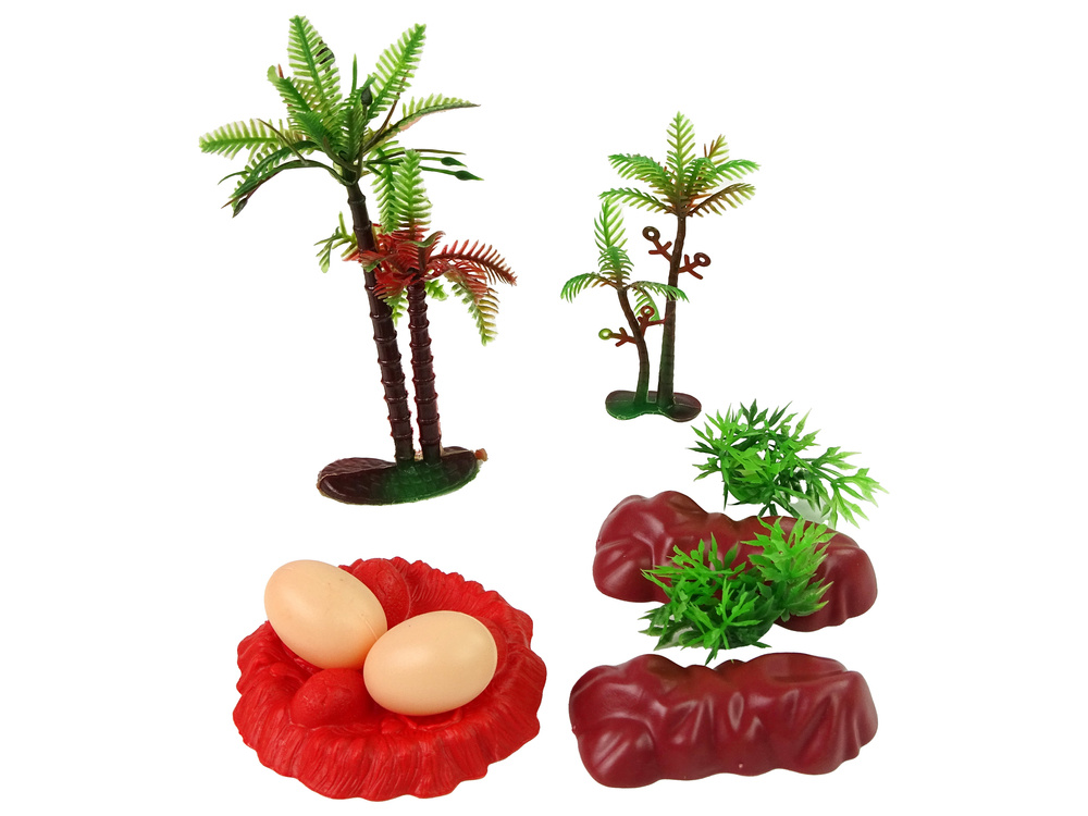 Figūrėlių rinkinys dinozaurai su priedais leantoys, 21 vnt.