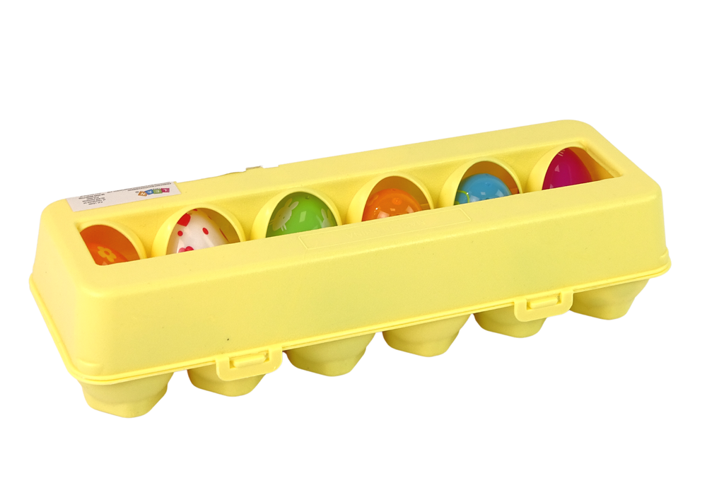 Velykinių kiaušinių rinkinys lean toys squishy, 12 vnt.