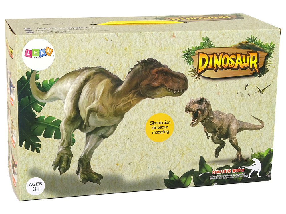 Interaktyvus dinozauras lean toys, rudas