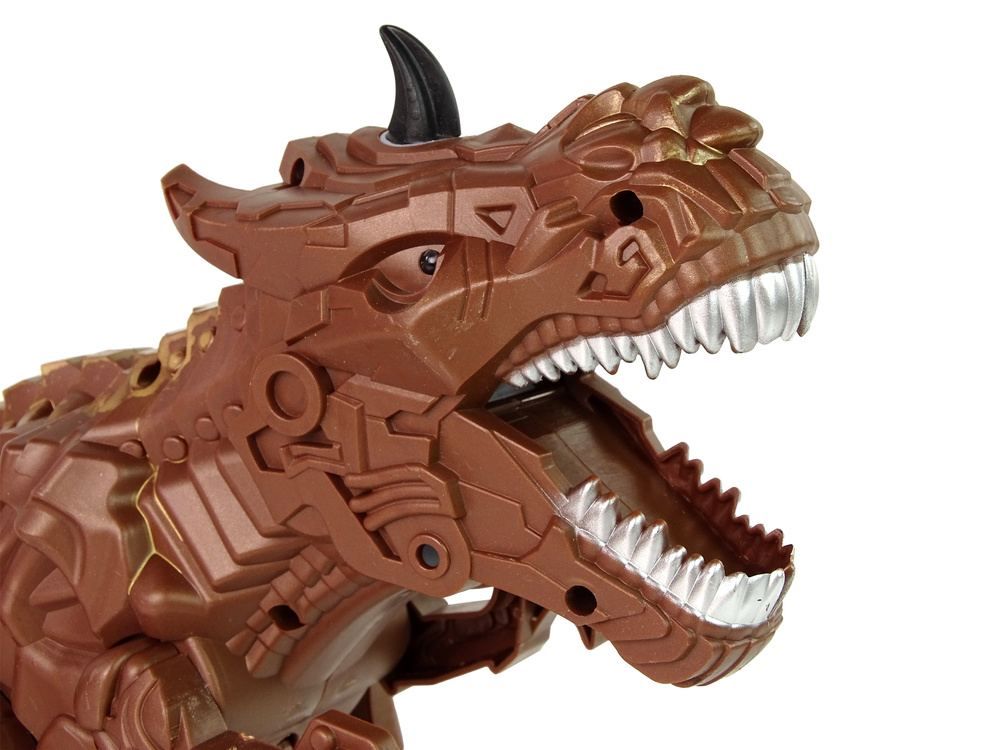 Interaktyvus dinozauras lean toys, rudas