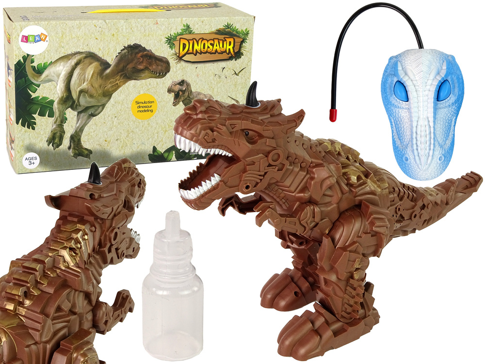 Interaktyvus dinozauras lean toys, rudas