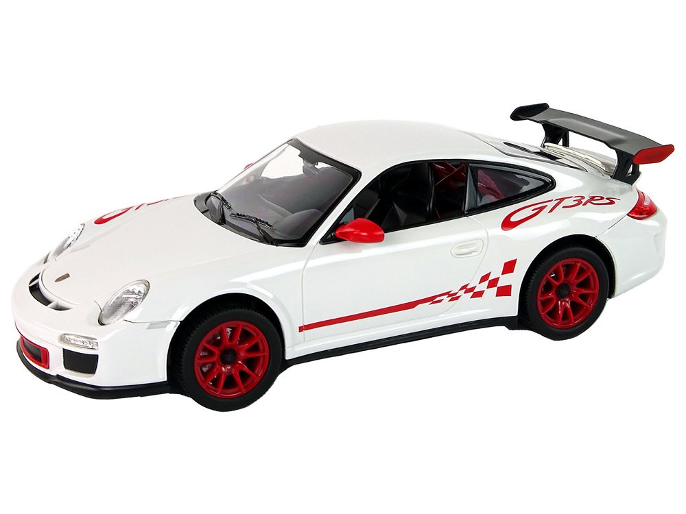 Pulteliu valdomas automobilis porsche 911 gt3 rs 1:14, baltas