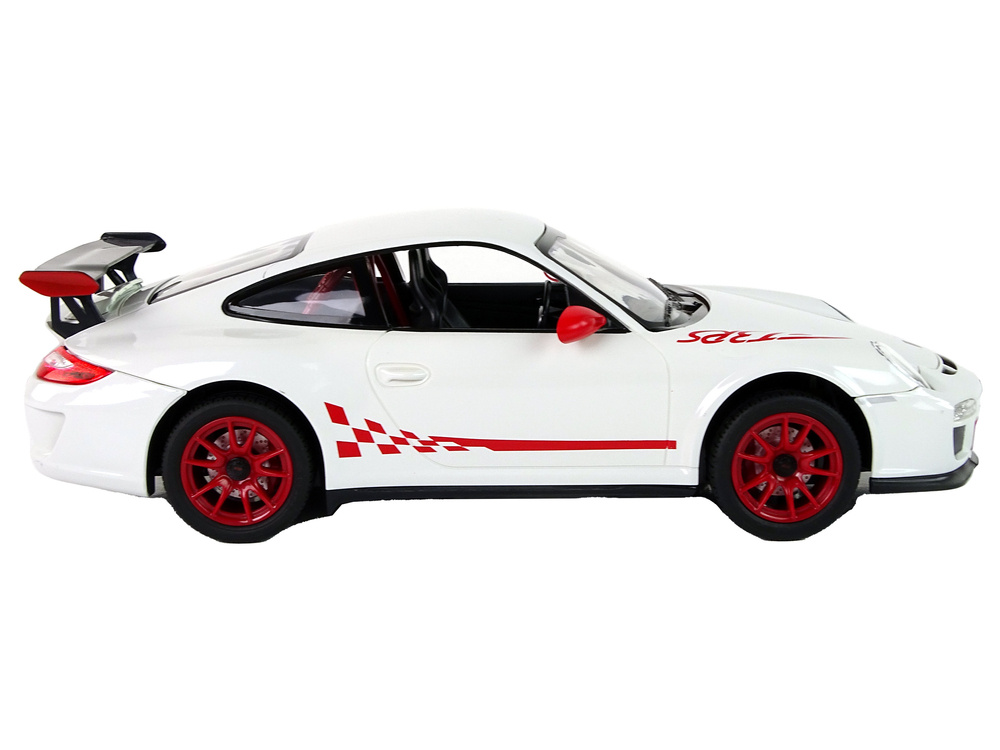 Pulteliu valdomas automobilis porsche 911 gt3 rs 1:14, baltas