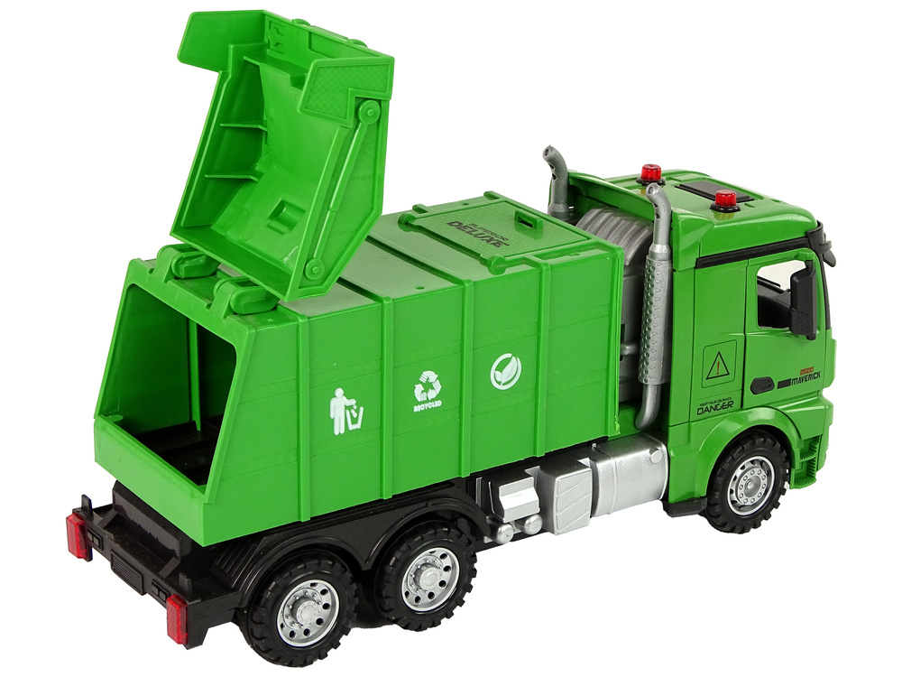 Pultu valdomas šiukšliavežis lean toys