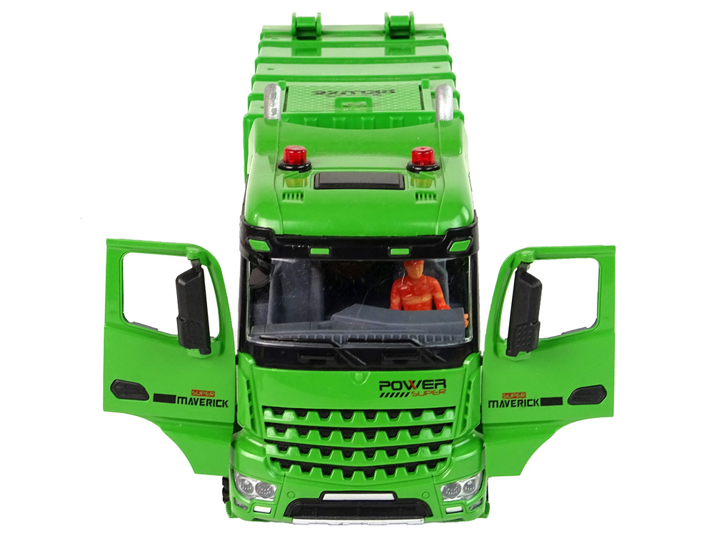 Pultu valdomas šiukšliavežis lean toys