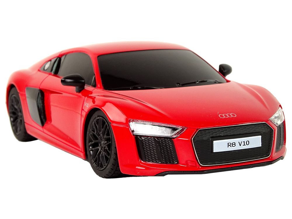 Nuotolinio valdymo automodelis audi r8 1:24 rastar raudonas