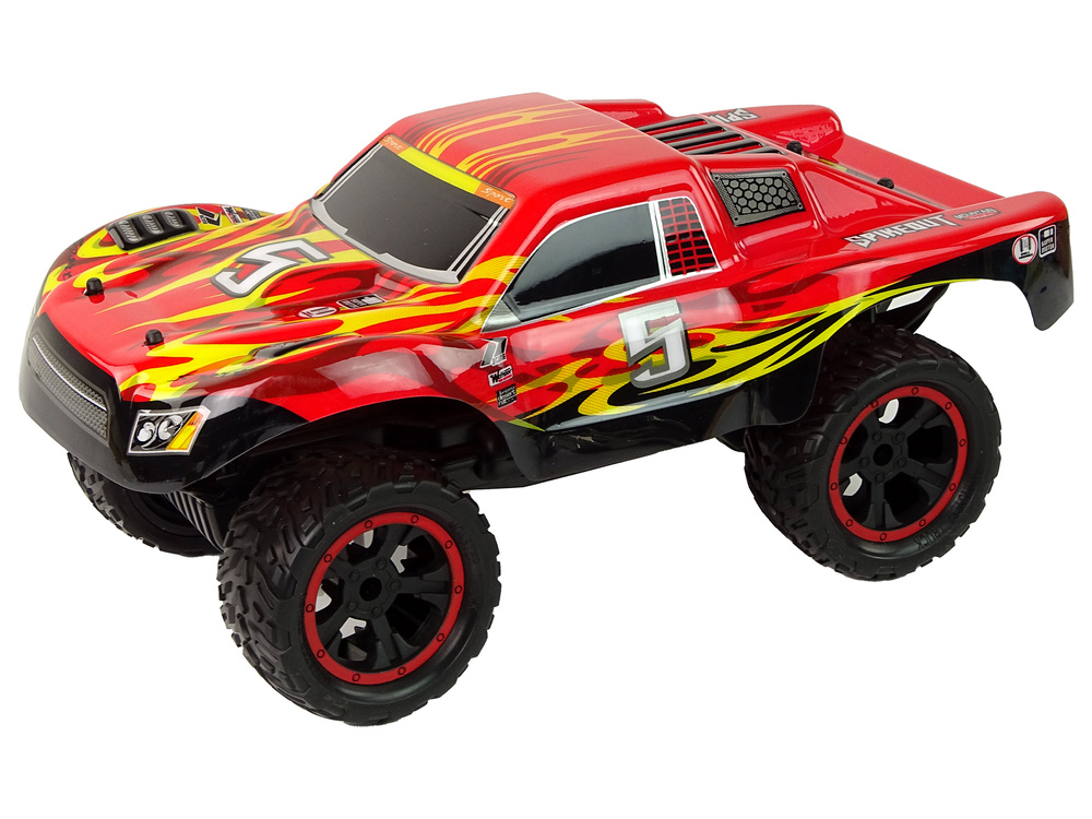 Nuotolinio valdymo automobilis leantoys, raudonas