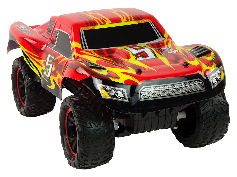 Nuotolinio valdymo automobilis leantoys, raudonas