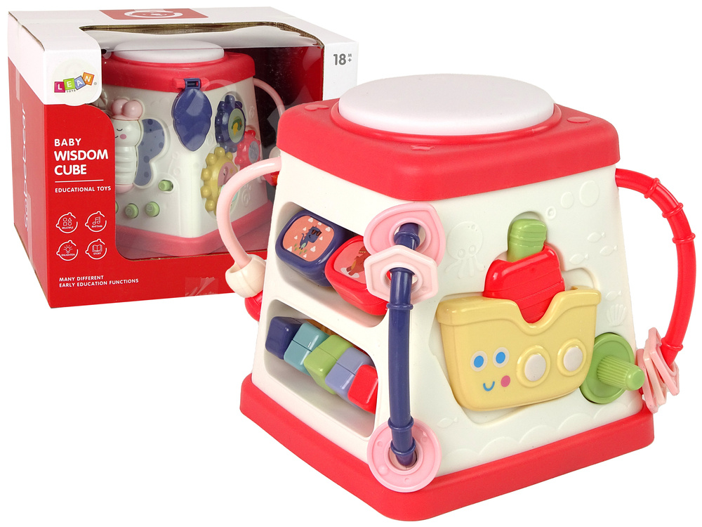 Interaktyvus muzikinis kubas lean toys