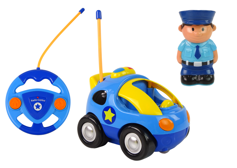 Nuotolinio valdymo policijos automobilis mažiesiems