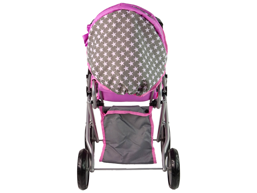 Lėlių vežimėlis 2in1 rinkinys leantoys