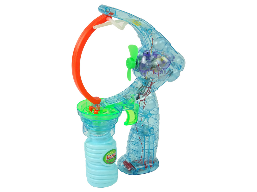 Muilo burbulų pistoletas lean toys su šviesomis ir garsais