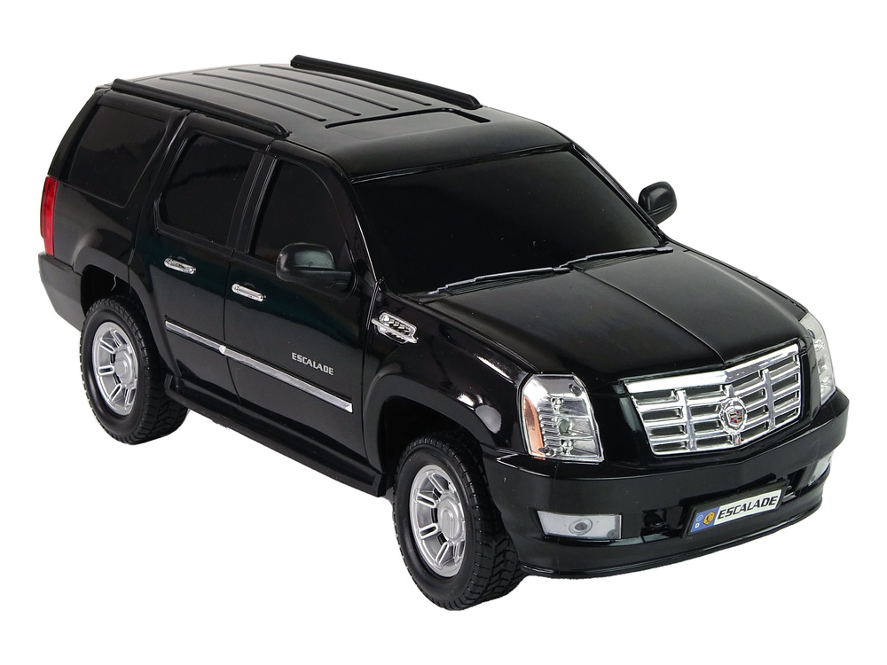 Nuotoliniu būdu valdomas automobilis cadillac escalade leantoys, juodas