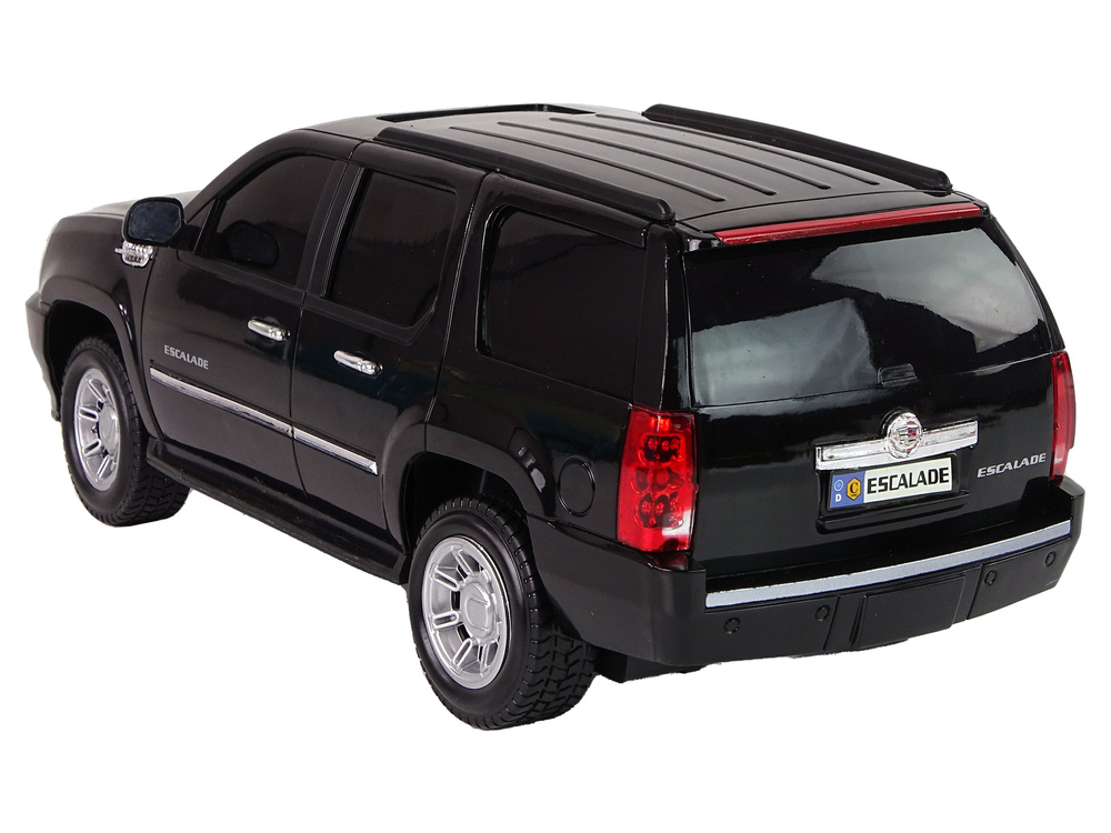 Nuotoliniu būdu valdomas automobilis cadillac escalade leantoys, juodas