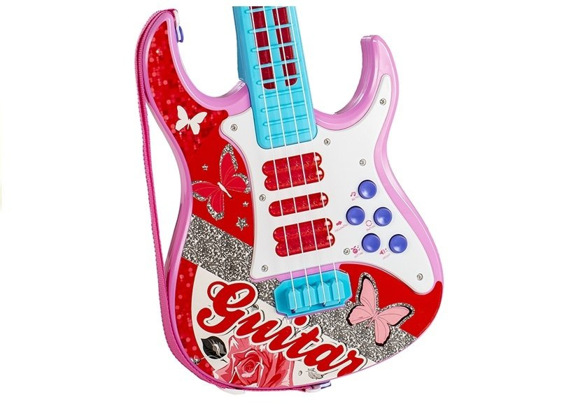 Elektrinė gitara su mikrafonu