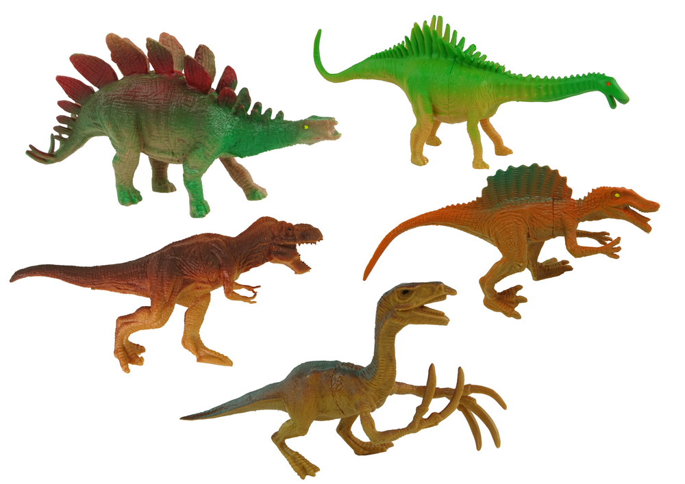Figūrėlių rinkinys dinozaurų parko gyvūnai leantoys, 8 vnt.