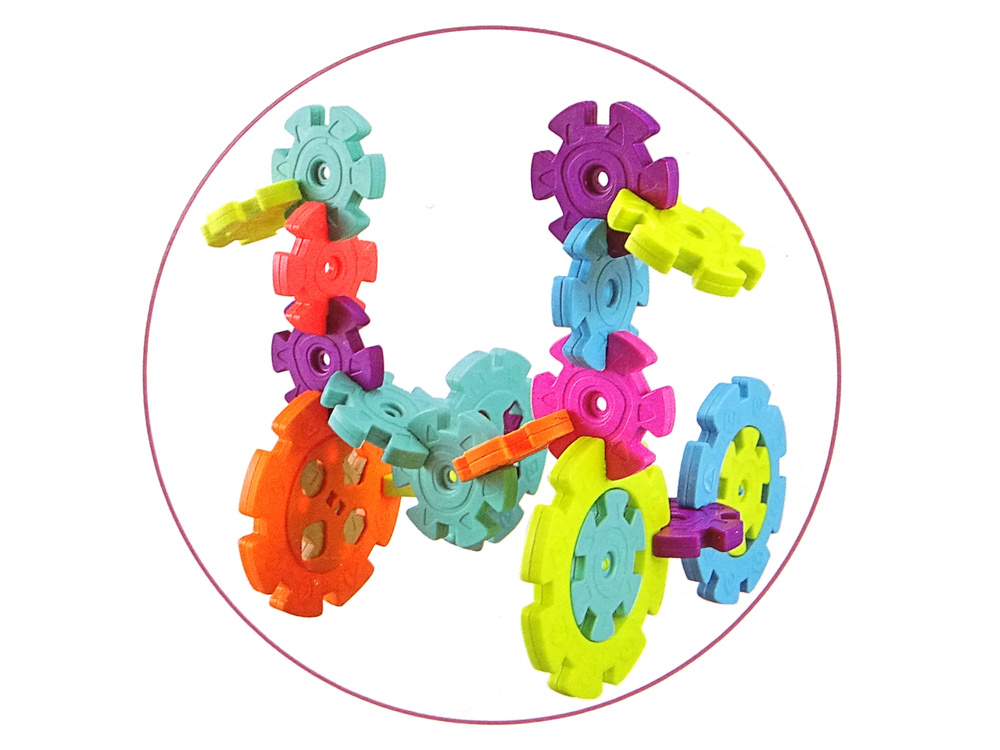 Konstruktorius lean toys snow flake, 120 d.