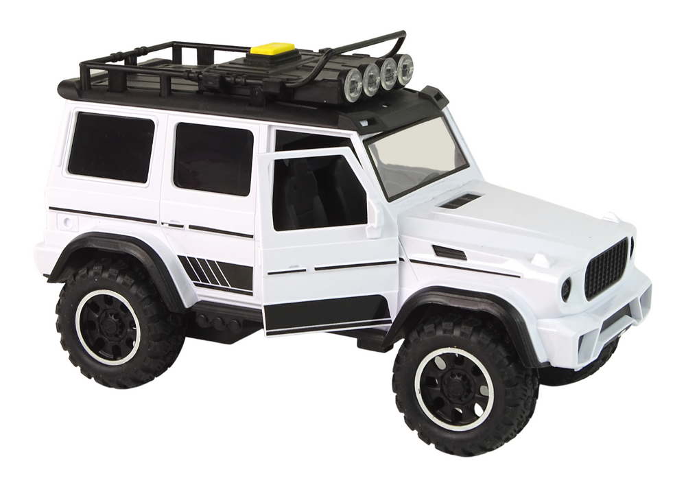 Automobilis off-road vehicle lean toys, baltas, 23x14x11 cm