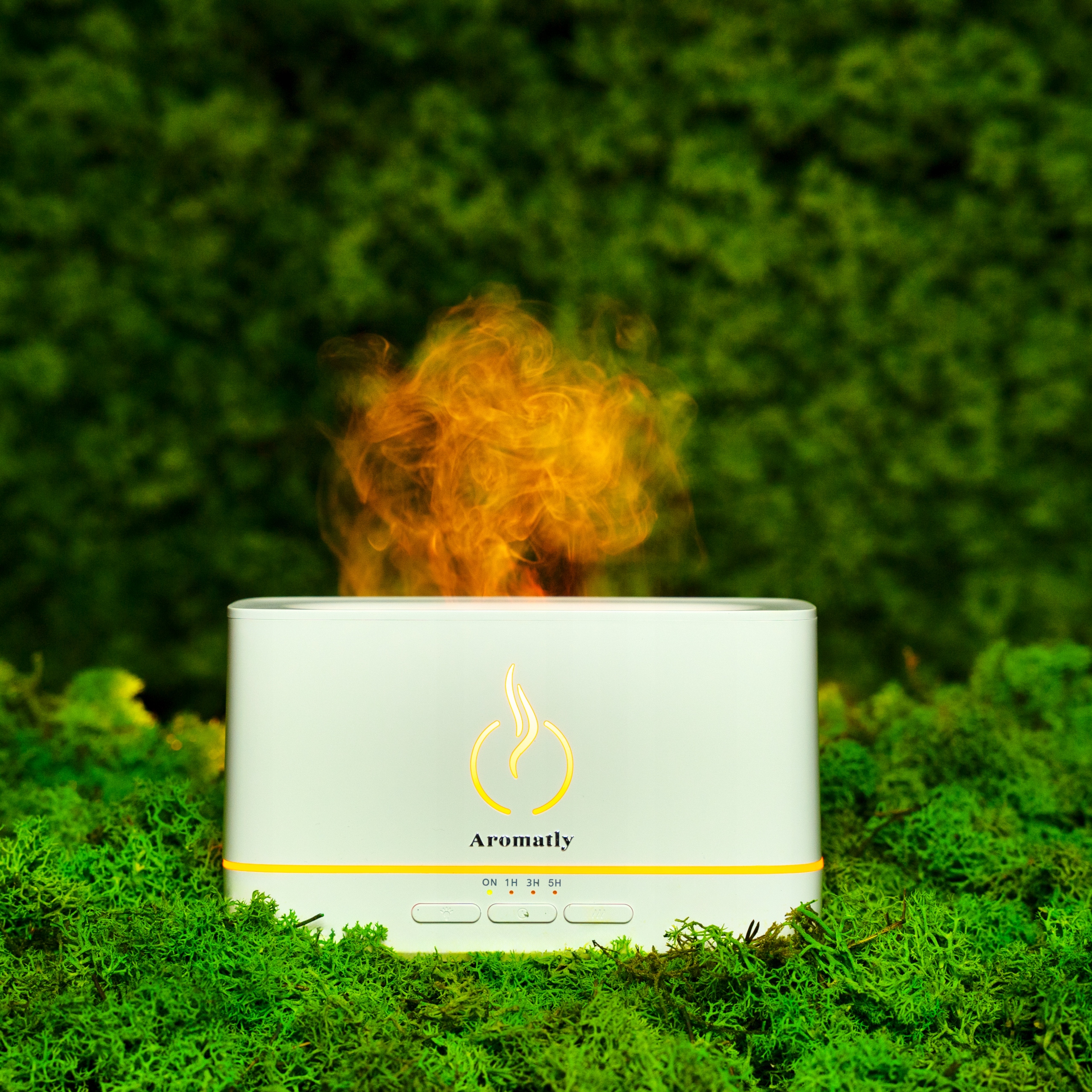 Kvapų difuzorius oro drėkintuvas židininė aromaterapija aromatly flame