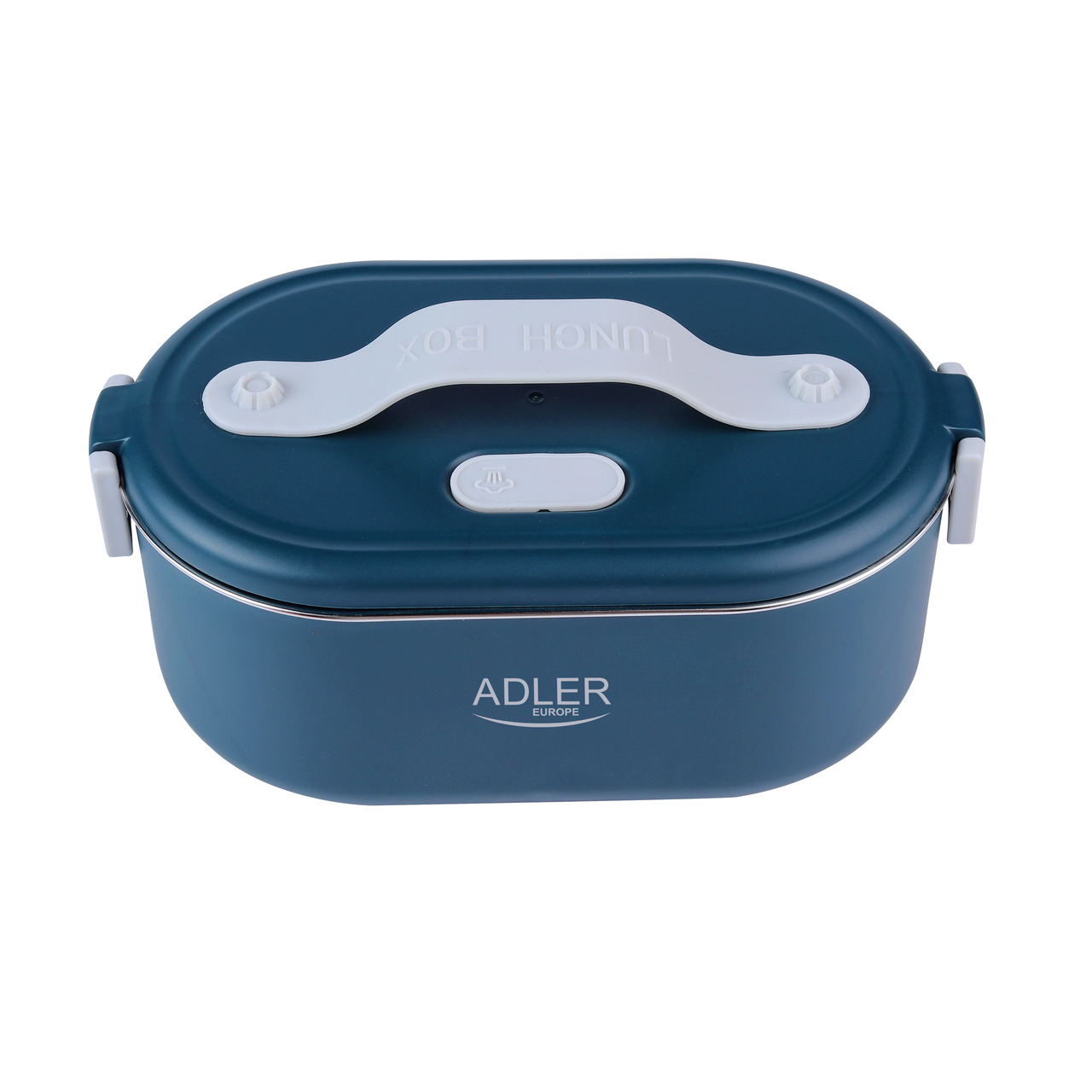 Adler AD 4505 mėlynas šildomas maisto indas su priedais, 0,8L, 55W
