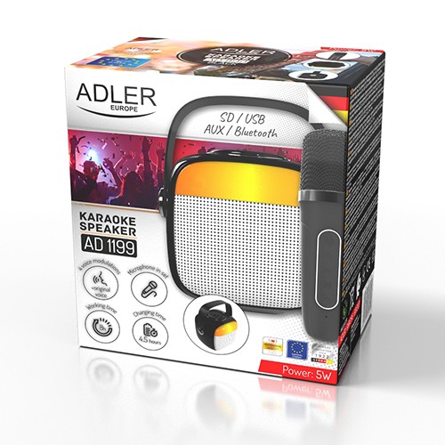 Nešiojamas garsiakalbis adler ad-1199b