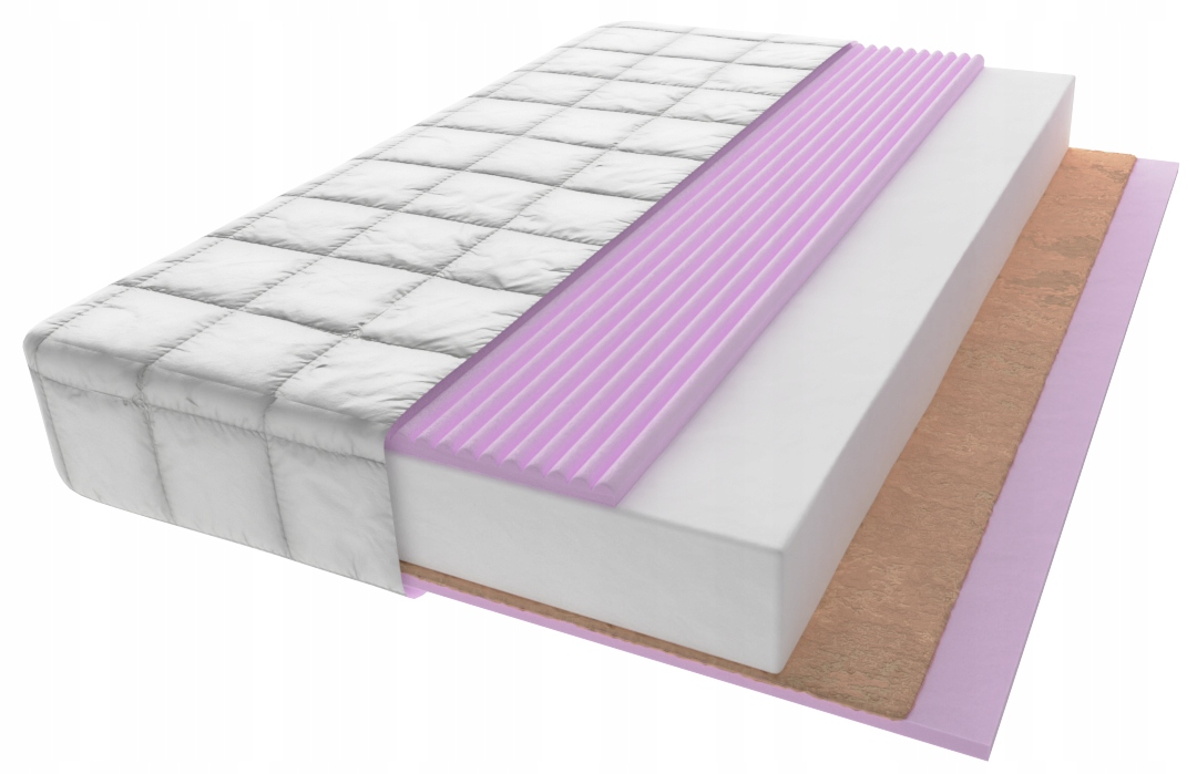 Lux zonos čiužinys 140x70 kokoso putplastis