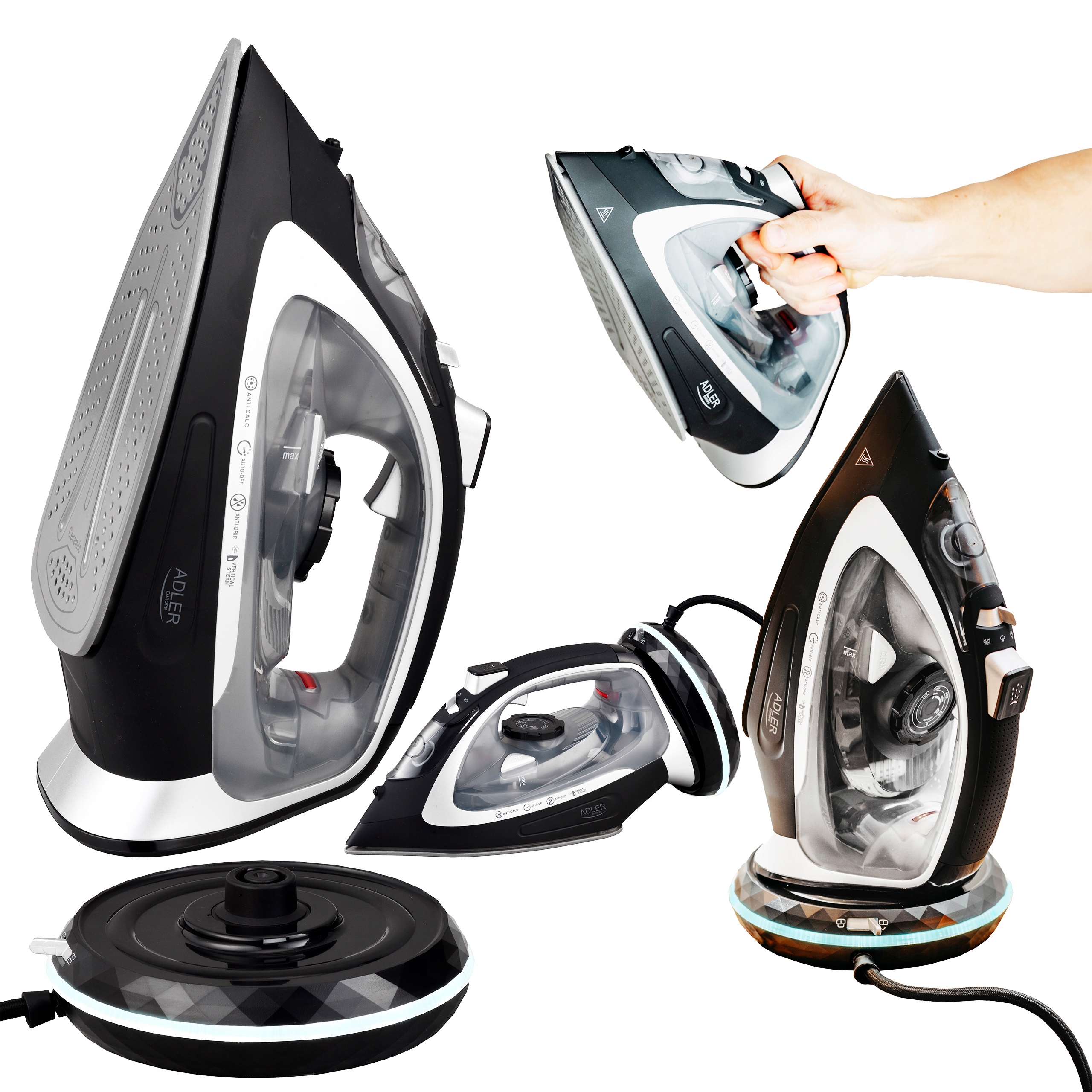 Adler AD 5043 Cordless Steam Iron 2800W