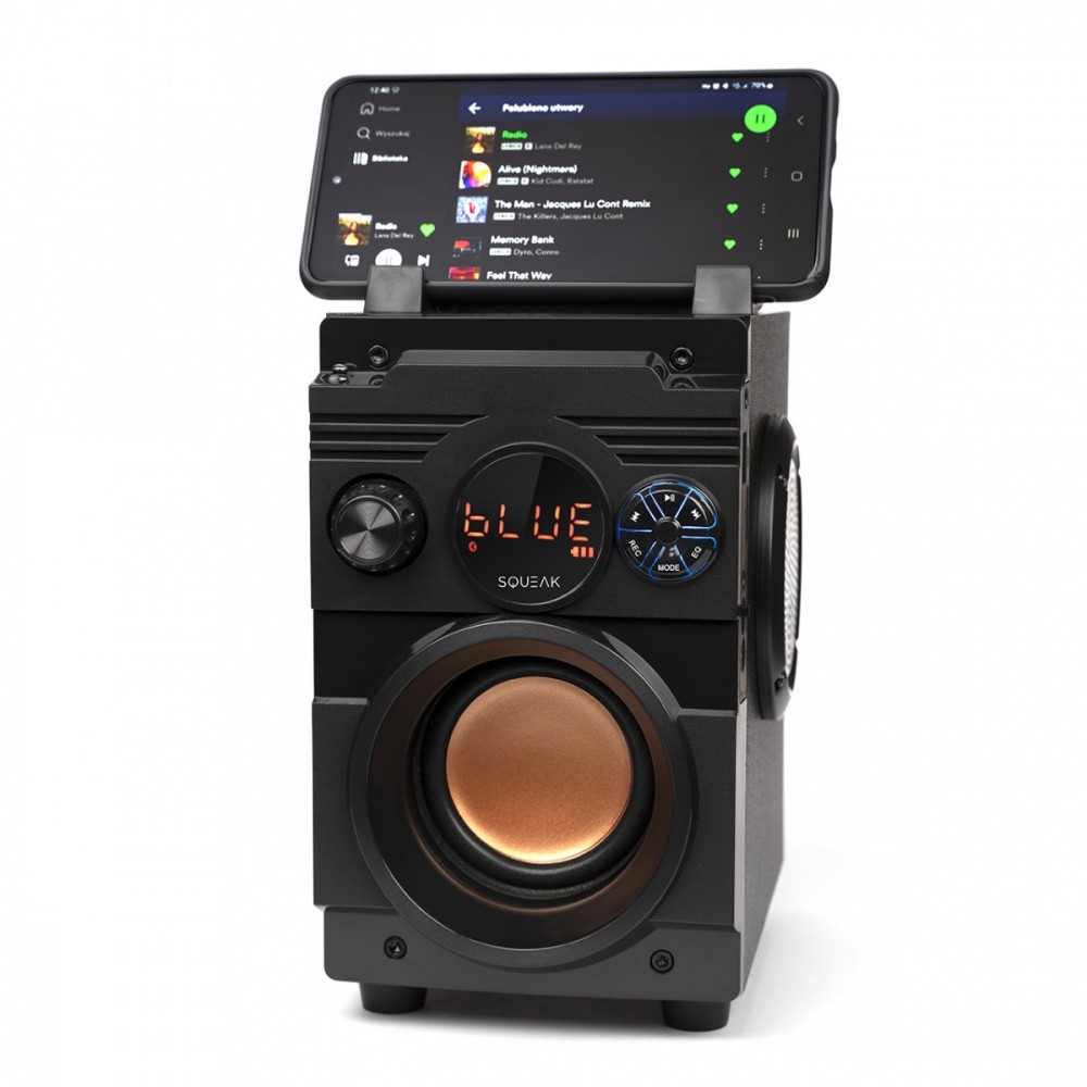 Nešiojamas garsiakalbis squeak bassblaster