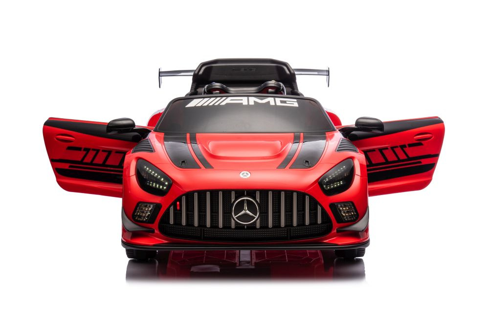 Akumuliatorinis automobilis mercedes amg gt3 raudonas