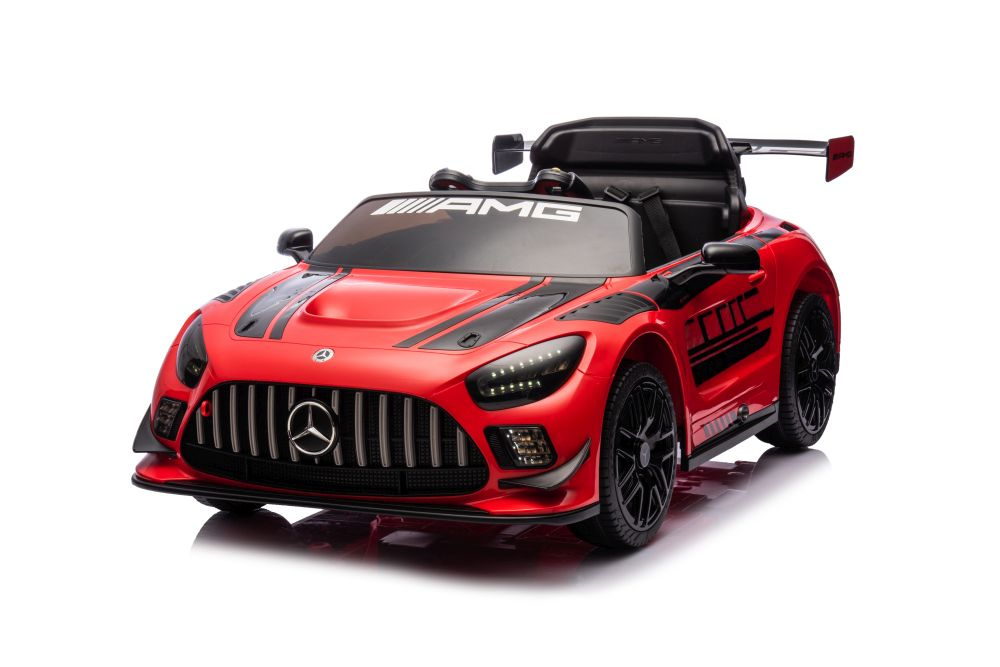Akumuliatorinis automobilis mercedes amg gt3 raudonas