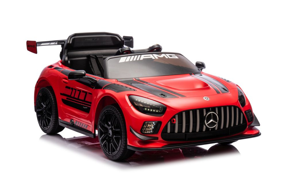 Akumuliatorinis automobilis mercedes amg gt3 raudonas