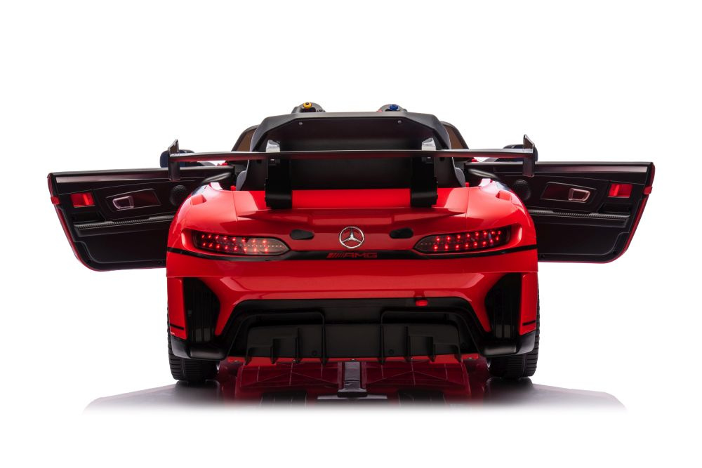 Akumuliatorinis automobilis mercedes amg gt3 raudonas