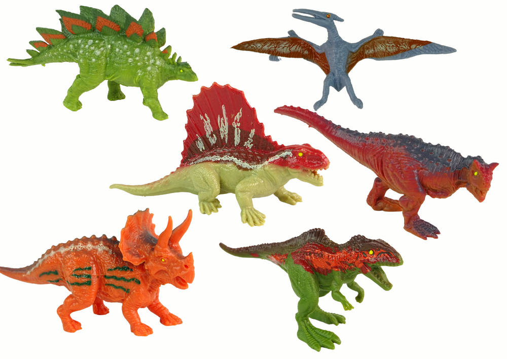 Dinozaurų rinkinys lean toys, 6 vnt.