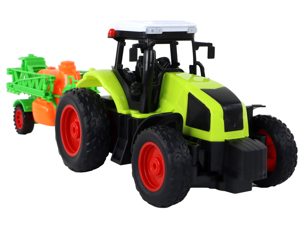 Nuotoliniu būdu valdomas ūkininko traktorius su purkštuvu 1:16 lean toys