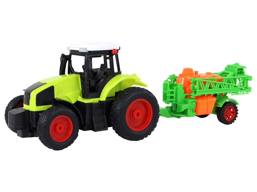 Nuotoliniu būdu valdomas ūkininko traktorius su purkštuvu 1:16 lean toys