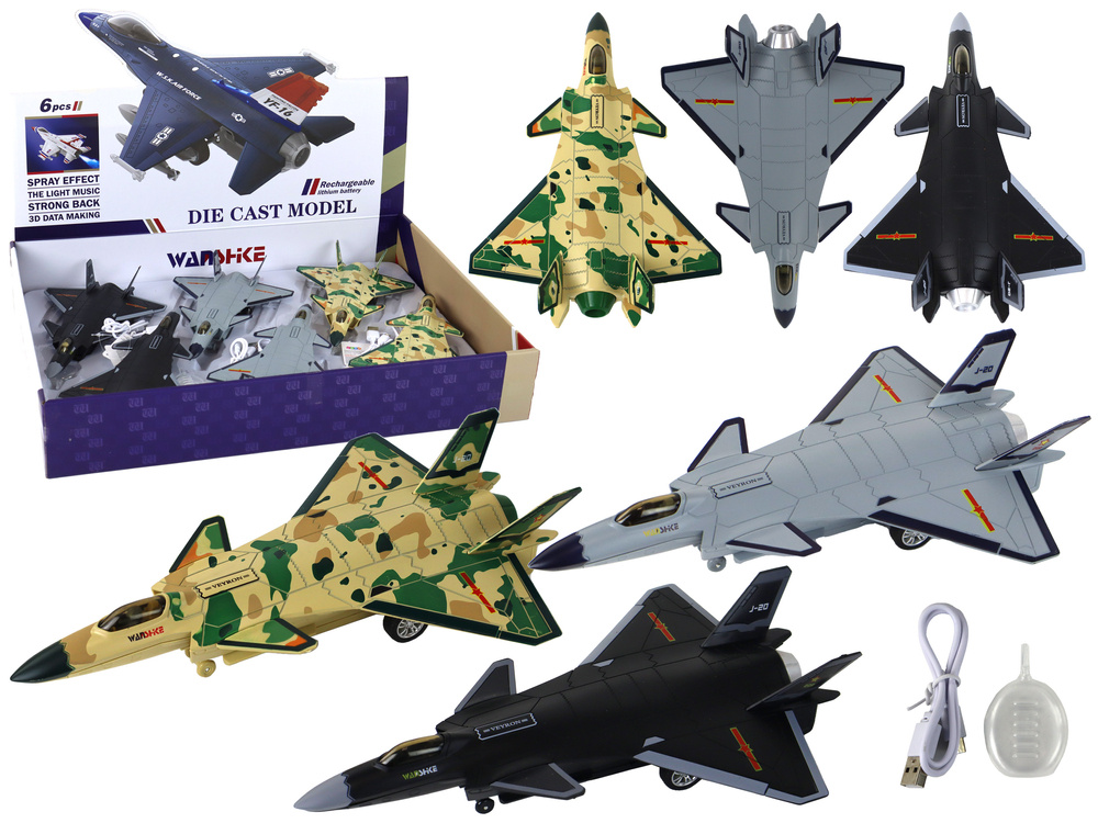 Žaislinis lėktuvas lean toys, 1 vnt