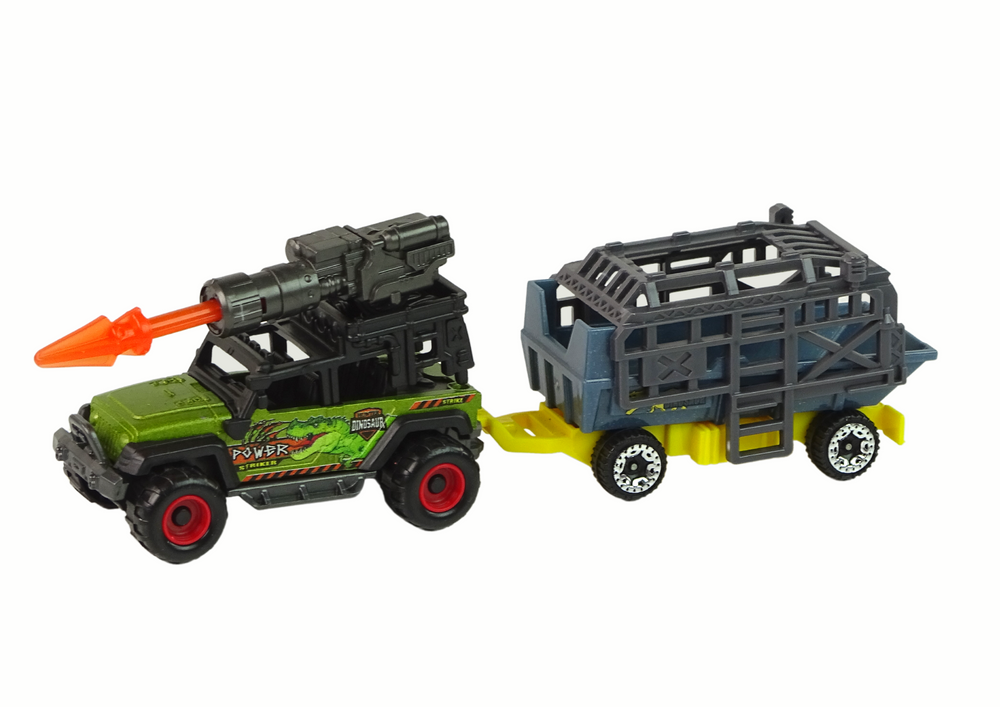 Figūrėlių rinkinys dinozaurai ir raketų automobilis leantoys