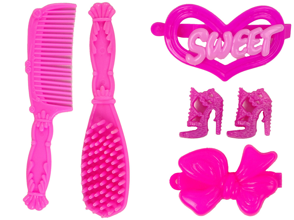 Princesės lėlė su baltu poniu lean toys