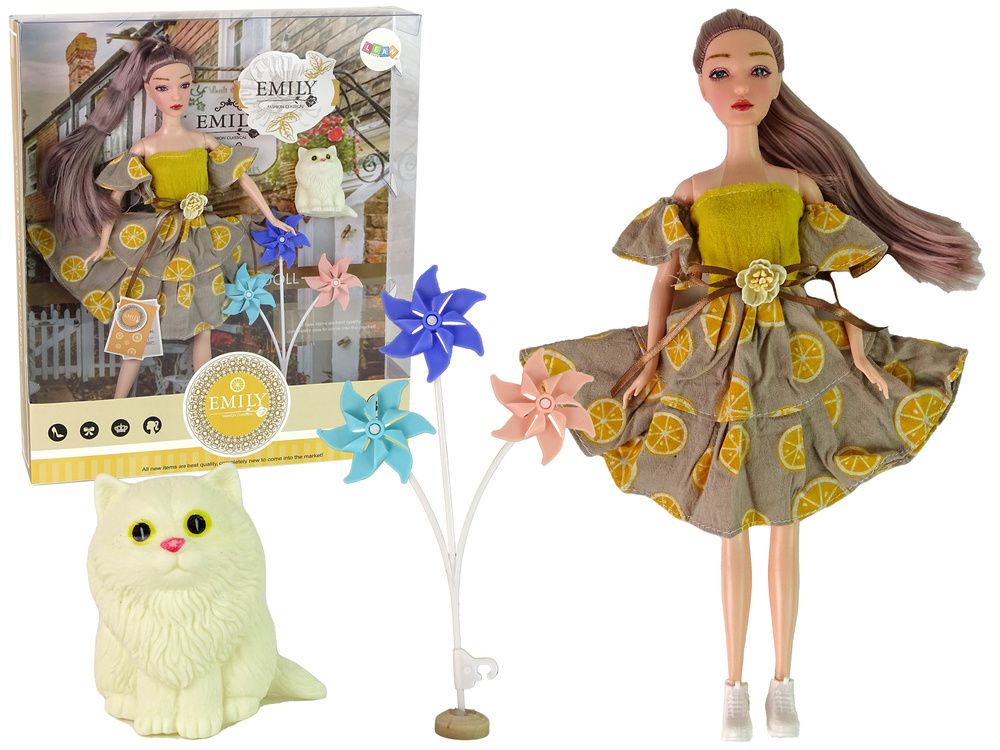 Lėlė emily su aksesuarais lean toys