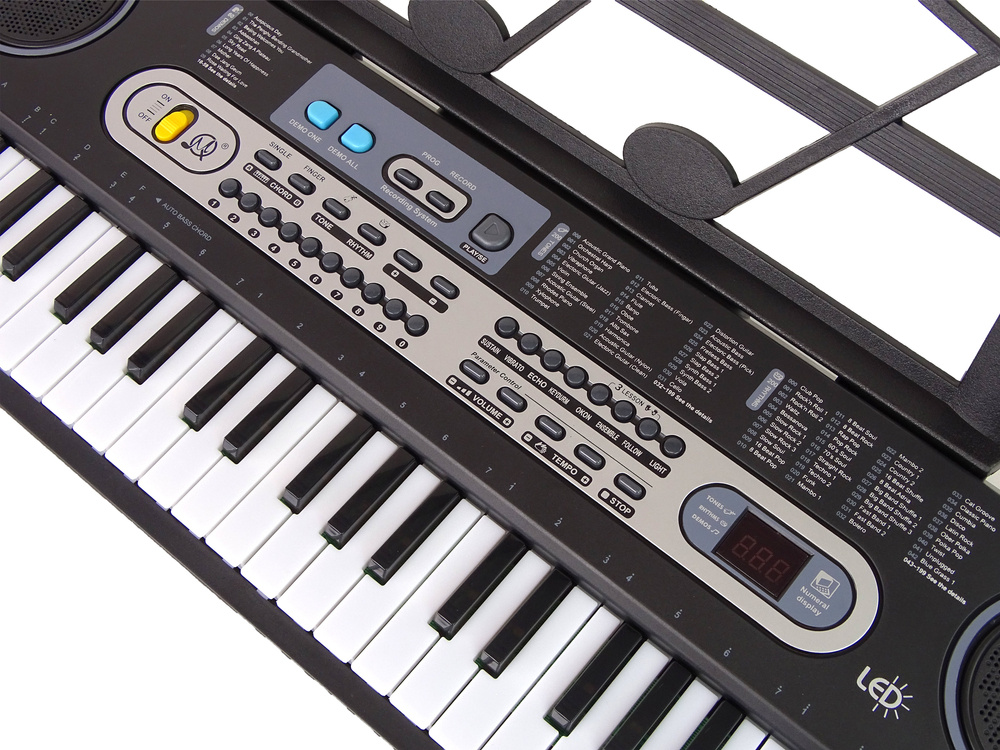 Pianinas su mikrofonu leantoys