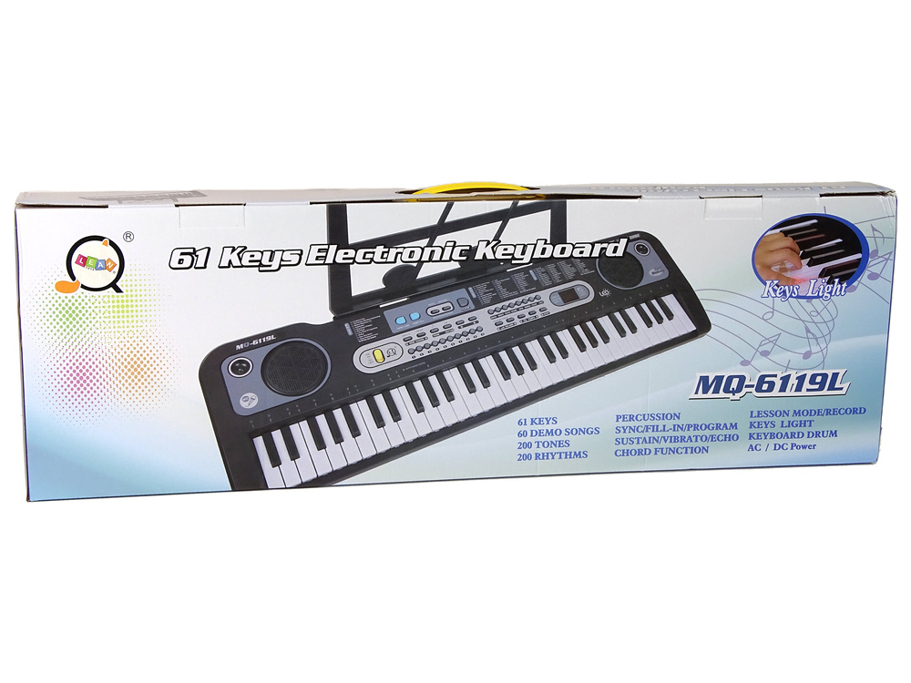 Pianinas su mikrofonu leantoys