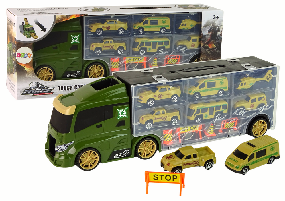 Vilkiko ir transporto priemonių rinkinys leantoys