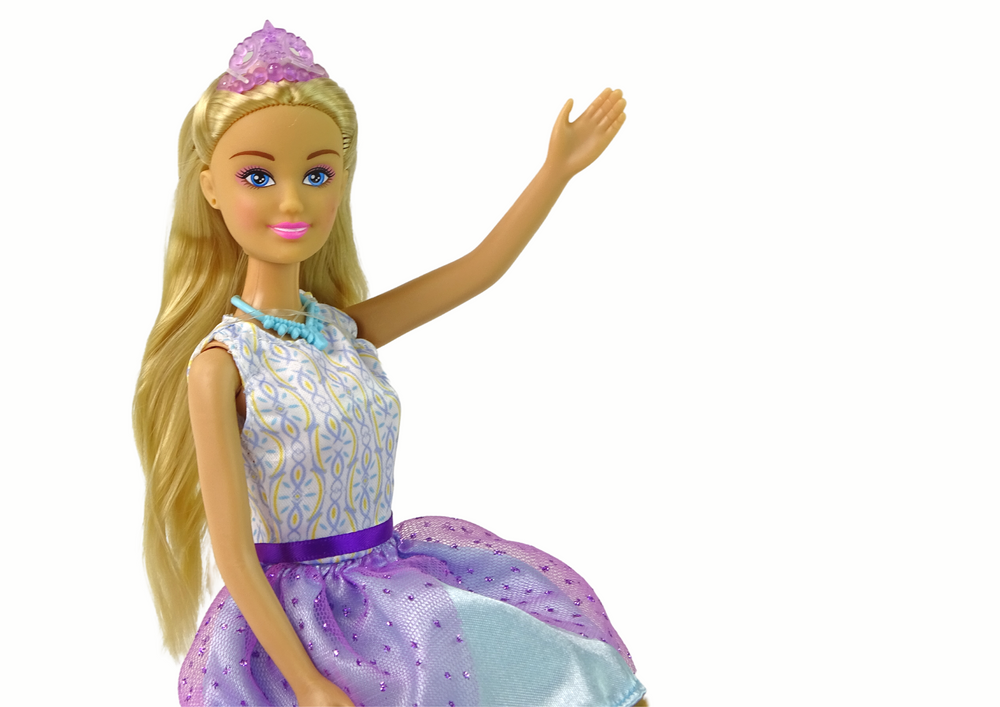 Lėlė anlily princesė violetine suknele
