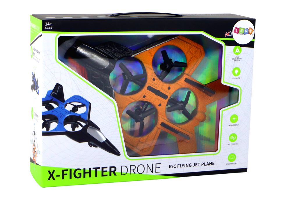 Nuotoliniu būdu valdomas lėktuvas dronas lean toys