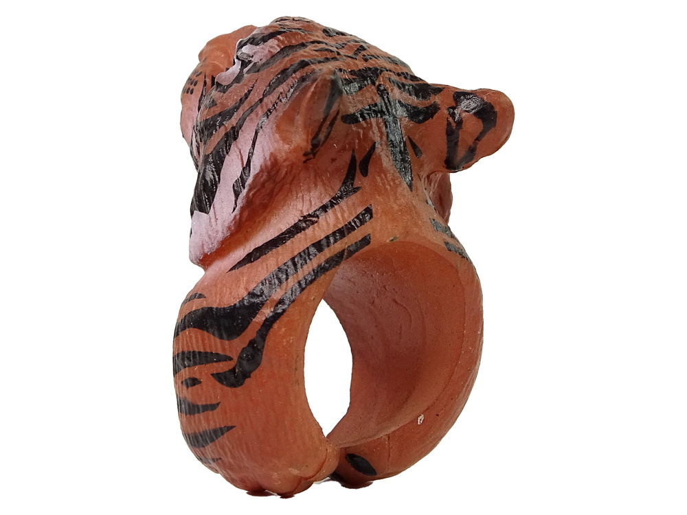 Žiedas ant rankos lean toys bengal tiger, rudas