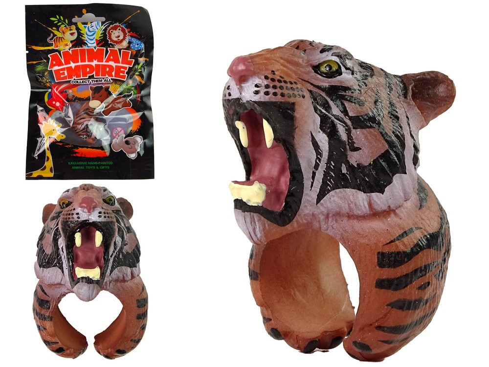 Žiedas ant rankos lean toys bengal tiger, rudas
