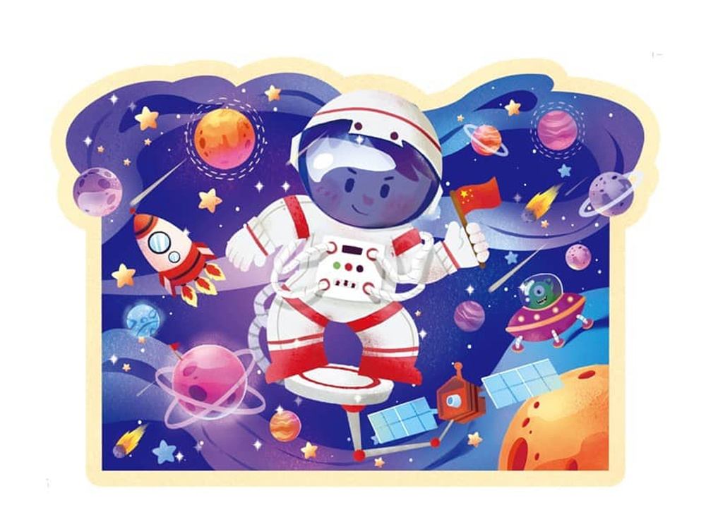 Dėlionė Lean Toys Kosmosas. 28 d.