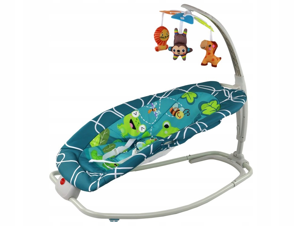 Supama kėdutė lean toys bouncer rocker 2in1
