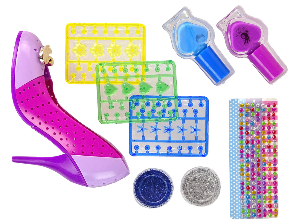 Žaislinis grožio rinkinys lean toys nagai