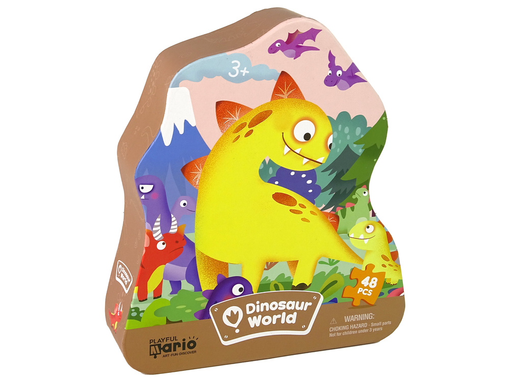 Dėlionė LeanToys Dinozaurų ugnikalnis, 48 d.